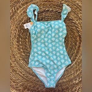 Kona Sol Blue Shell Swimsuit